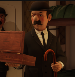 Tintín y los cigarros del Faraón. Personaje: Fernández. Pendulo Studios. 2024